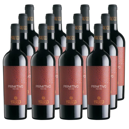 Case of 12 Trulli Primitivo Salento 75cl Red Wine